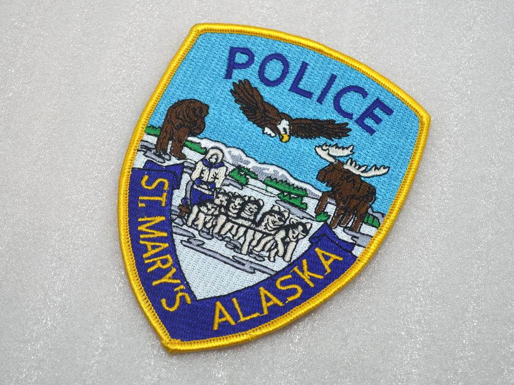 Collection US State of Alaska St. Mary St Marys Embroidery Badge Arm Badge 