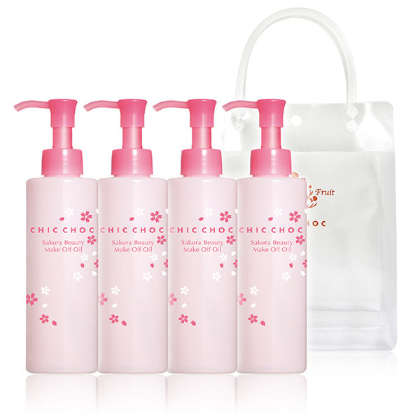 CHIC CHOC 樱花洁颜油 200ml (4入团购组)