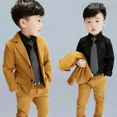 Children's dress British small Suit 2 boys suit 3 baby 4 little boy 5 Autumn 6 flower girl suit two-piece set 7 years old