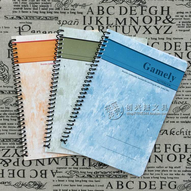 A5-40 pages Jiashunda coil notepad A6 coil notebook coil soft leather copy A5-60 exercise book