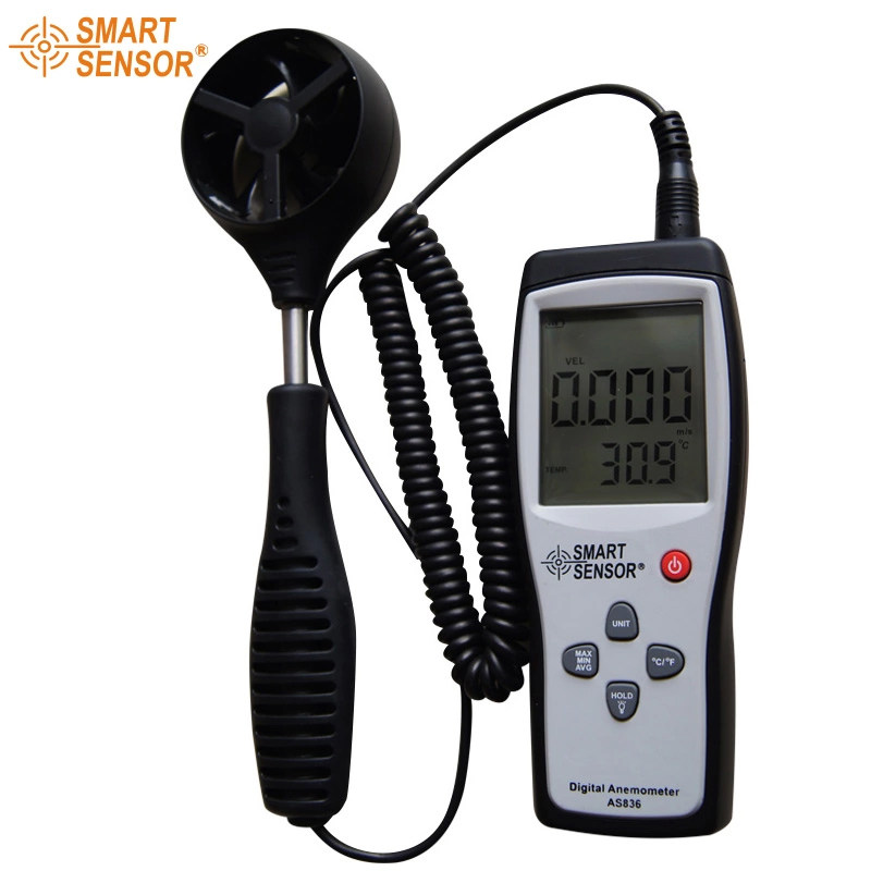 Hong Kong Himma Handheld Industrial Grade Anemometer AS836 Anemometer Wind Speed Gauge Wind Air Volume Test