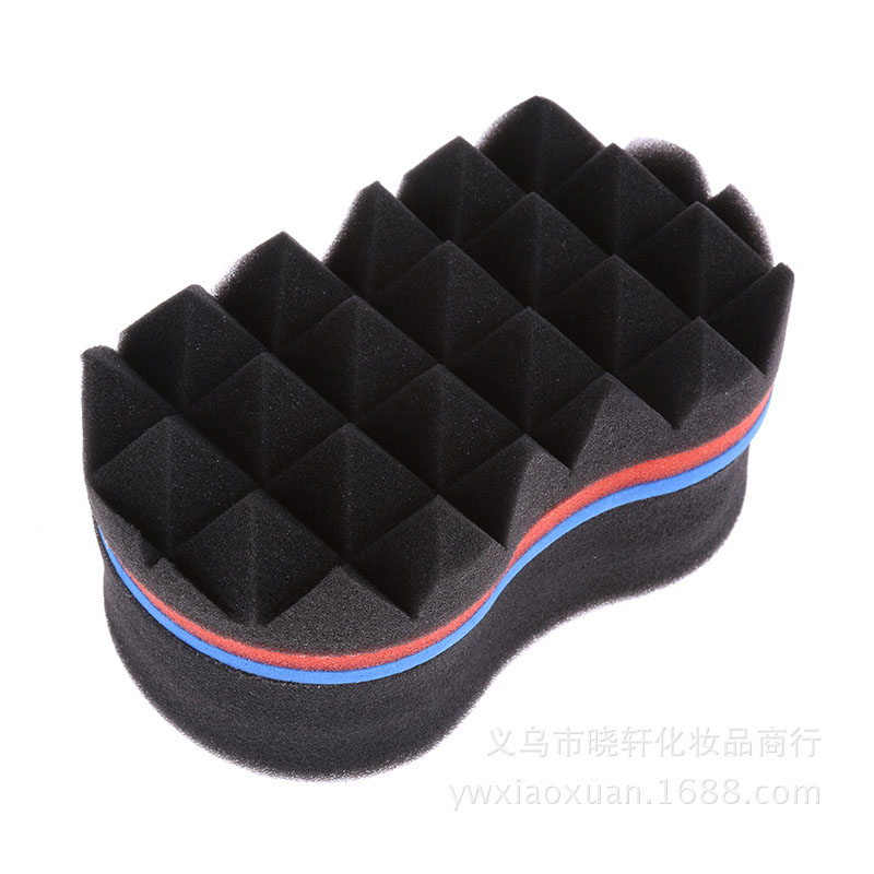 Black curly hair on two sides in Europe and America Black curly black curly hair Hair Twist Sponge 