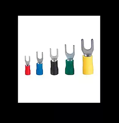 Cold pressed terminal U-shaped fork pre-insulated terminal wire nose SV1 25-5S 1000 only pack 0 6
