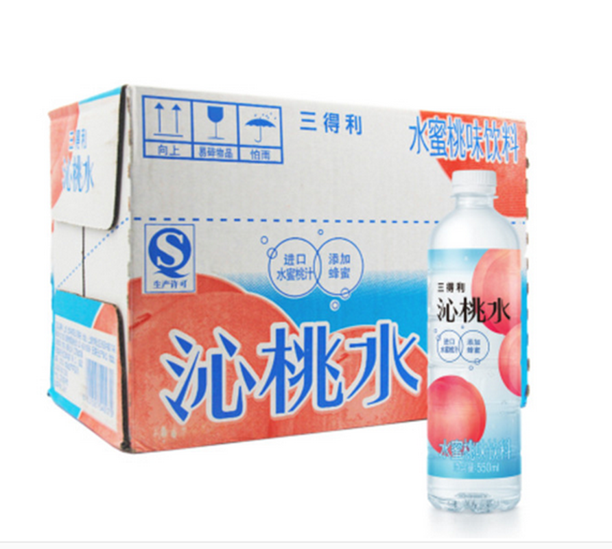 【天猫超市】三得利（Suntory）沁桃水 550ml*15瓶/箱 夏日良饮