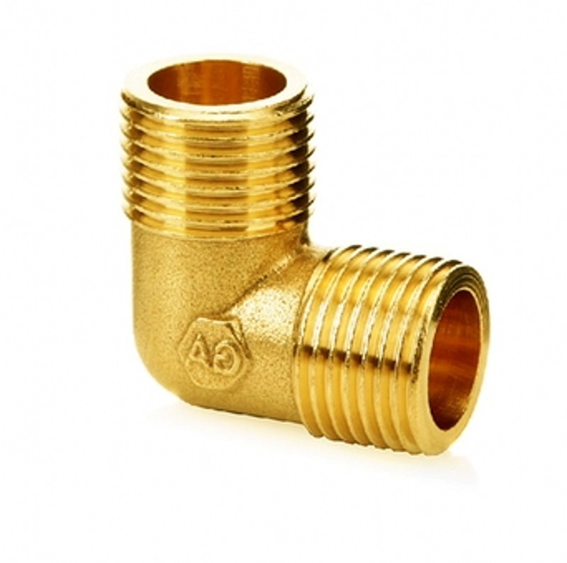 Full copper joint 4 parts internal and external wire elbow thickened internal and external tooth elbow pipe fittings 5 gold accessories