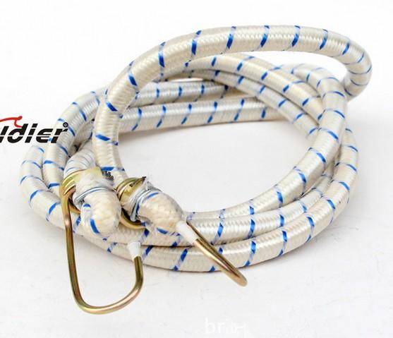 Super long round pull car rope High quality iron hook luggage rope Rubber band binding rope Super elastic rope Elastic band