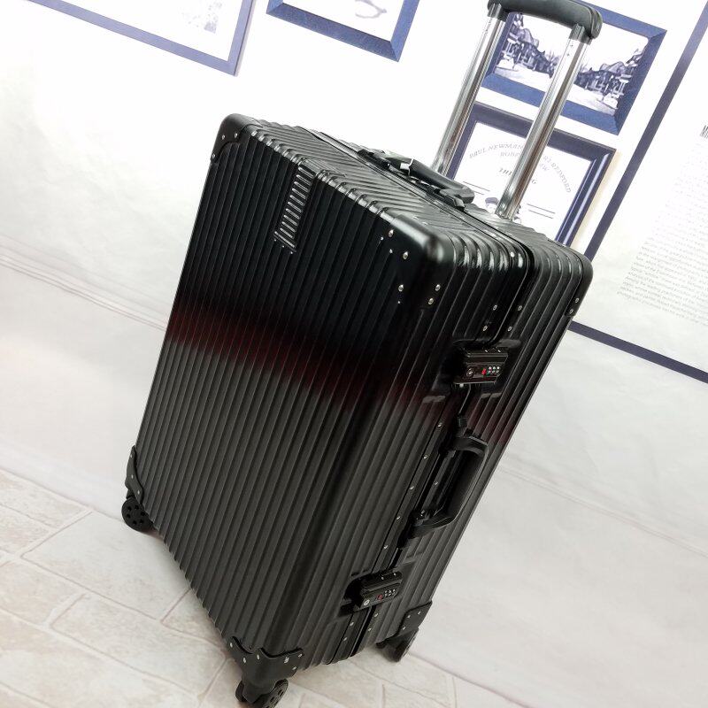 Suitcase universal wheel female den case 20 inch password suitcase 24 inch 26 inch student leather case Llever box man