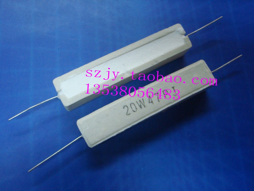 20W47R Cement resistance 20W 47RJ Ω 10W 10W 30W 50W 50W resistance Spot