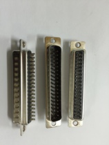 Serial port connector DB37 core male soldering wire black glue 37 core pin DB37 male soldering wire