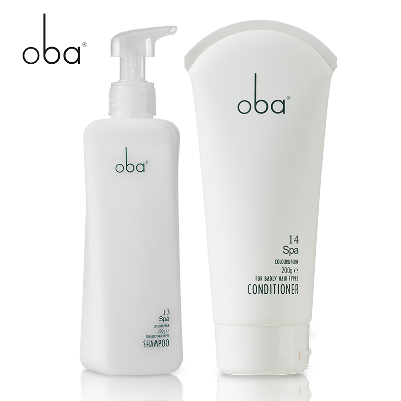 欧芭(oba)印象染发烫发洗发护发素正品洗护套装200ml*2 欧巴13#14