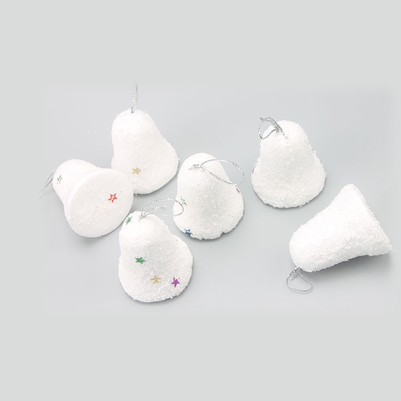 Christmas decorations Christmas tree decoration ornaments Christmas tree snow bell decoration ornaments Foam bells