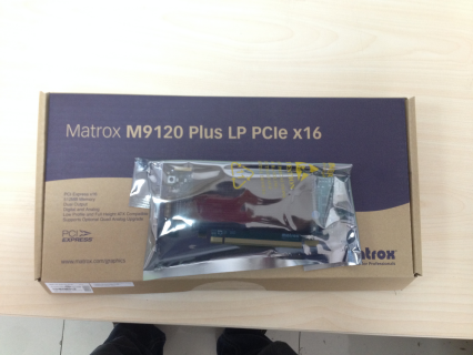 Matron Matrox M9120 LP Plus PCIe x16 four-screen graphics card for three years