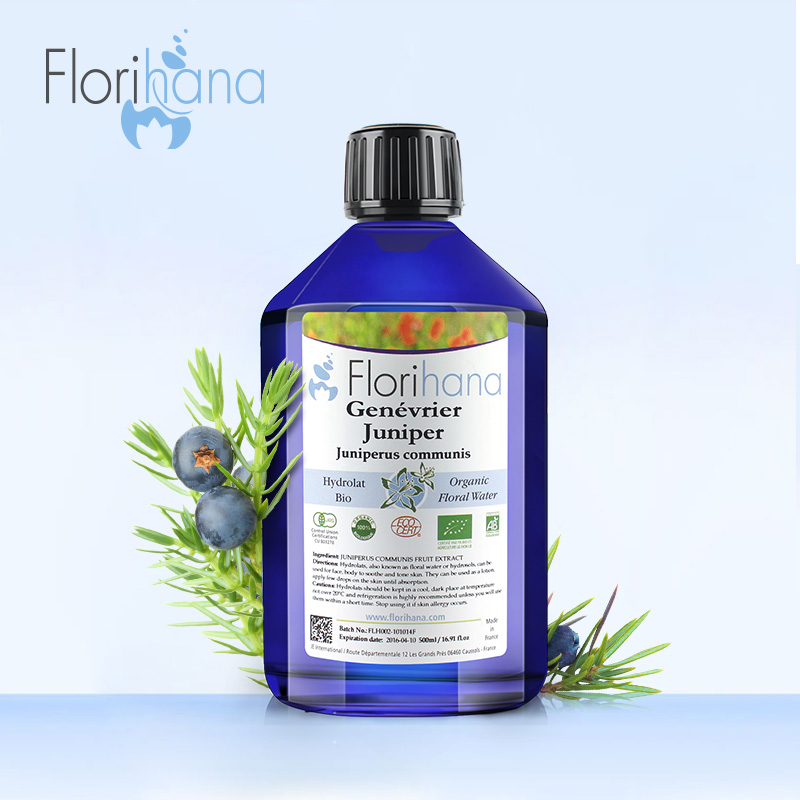 Florihana欧刺柏杜松纯露祛痘去印黑头闭口粉刺补水喷雾柔爽肤水