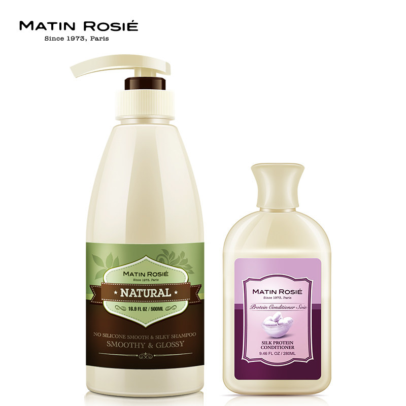 柔顺丰盈洗发水500ml+护发素280ml