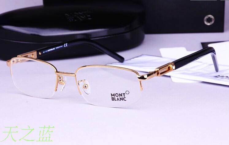 Glasses frame myopia man half frame with flat optical business face male glasses frame finished glasses frame