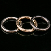 DIY ornament accessories ring buckle plated gold round closed loop Connection coil Decorative Ring Seamless Circle