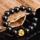 Mã não đen lỏng lẻo phụ kiện bán thành phẩm trang sức handmade vòng tay DIY thạch anh tóc đen Vòng đeo tay Clasp