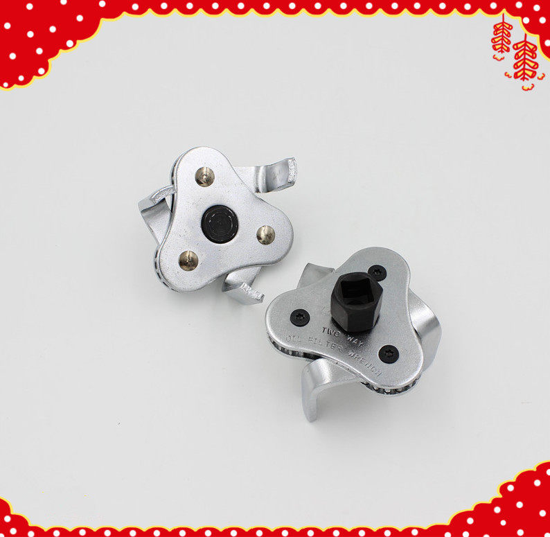 Auto repair Auto care tools dual-use flat three-claw filter wrench OIL filter wrench 65-105MM 