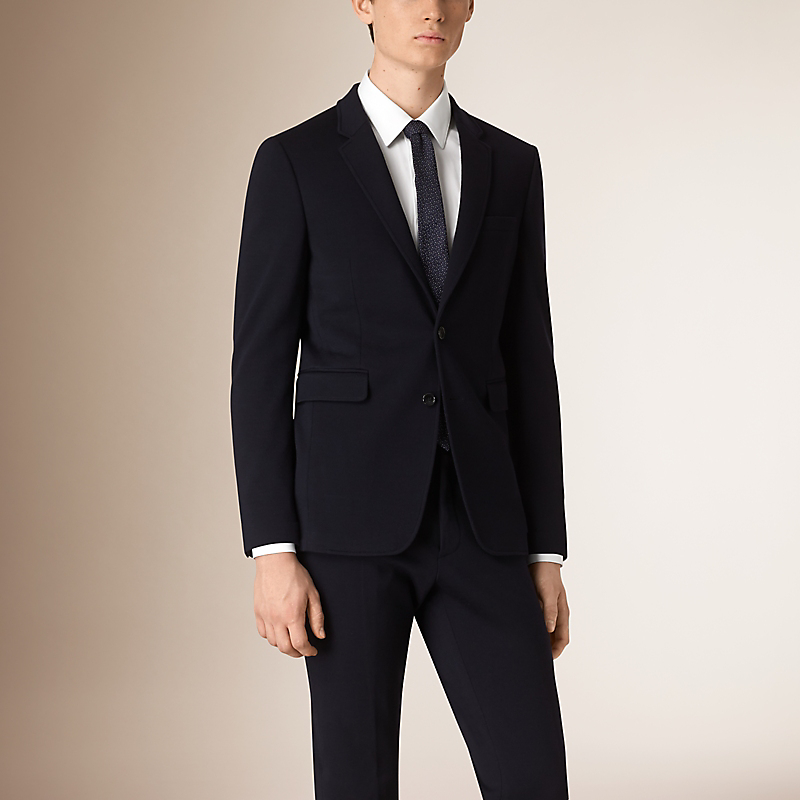 BURBERRY/博柏利修身剪裁羊毛外套 40070181