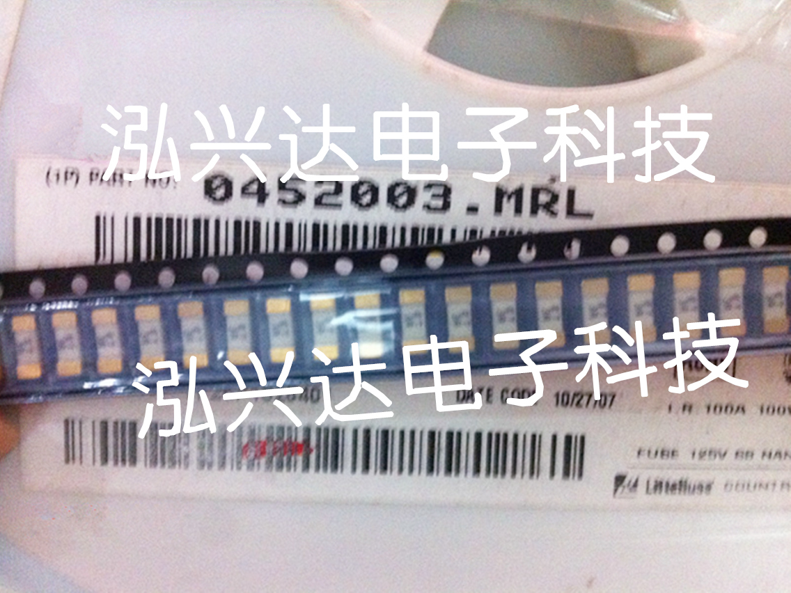 SMD fuse US Lit 0452003 MRL T 3A 125V slow fuse disposable 1808