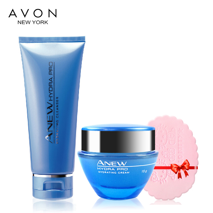 AVON/雅芳新活水动力洁面乳100ml温和保湿洗面奶送凝霜送洁面扑