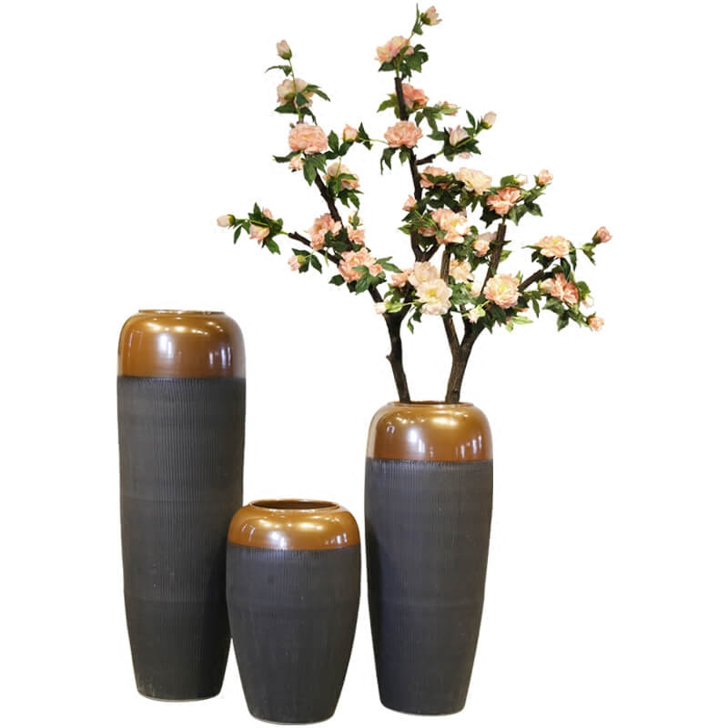 Jingdezhen hotel villa large vase club garden decoration large landing place flower show the living room