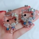2019 mới Nhật Bản và Hàn Quốc kim cương đầy đủ dễ thương hello kitty Hello Kitty trâm cài pin rất phong cách