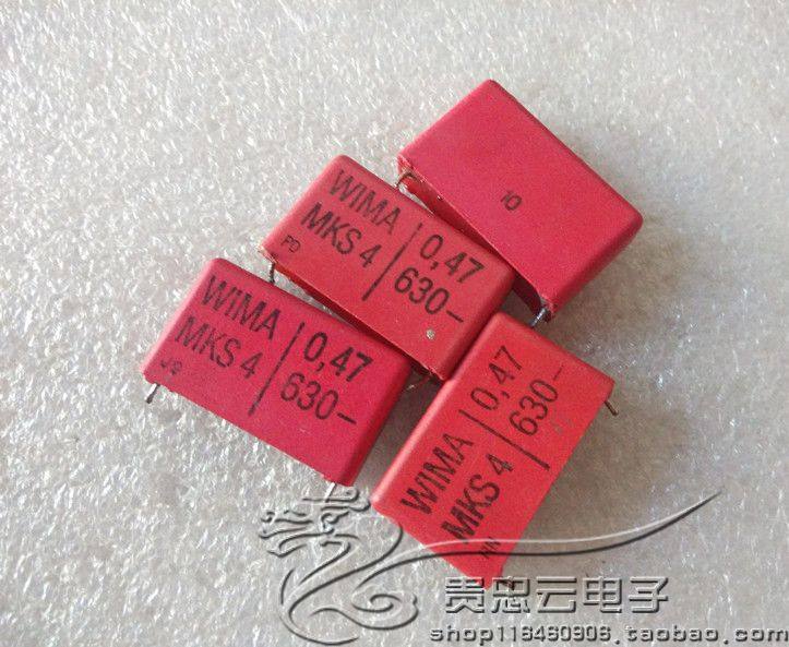 Disassembly machine Germany WIMA Red Weima MKS4 630V0 47UF 474 fever coupling film capacitor