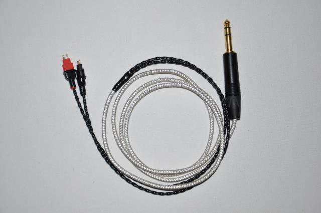 6N single crystal copper earphone 4-core upgrade line Senhai HD650 600 580 line double three-core four-core balanced line