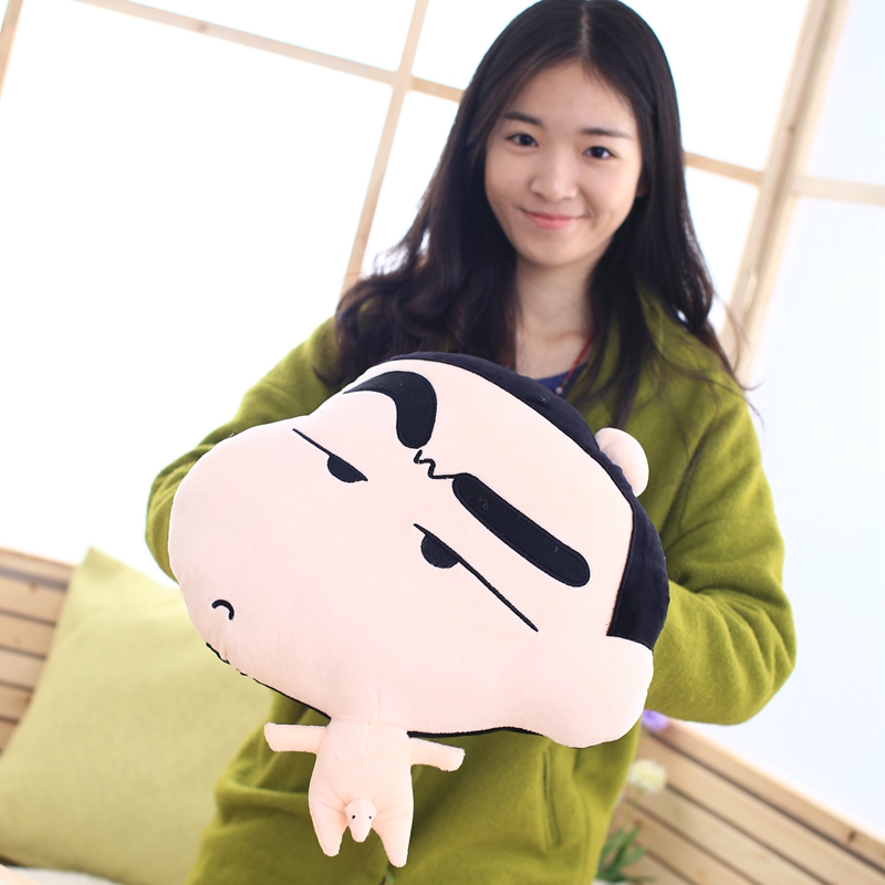 Cheap crayon Chan new pillow cushion cartoon sofa pillow warm hand cover plush toy lover gift