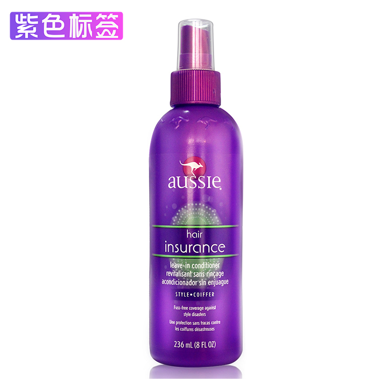 美国Aussie袋鼠免洗头发干洗喷雾剂防止分叉防毛糙顺滑清爽236ml