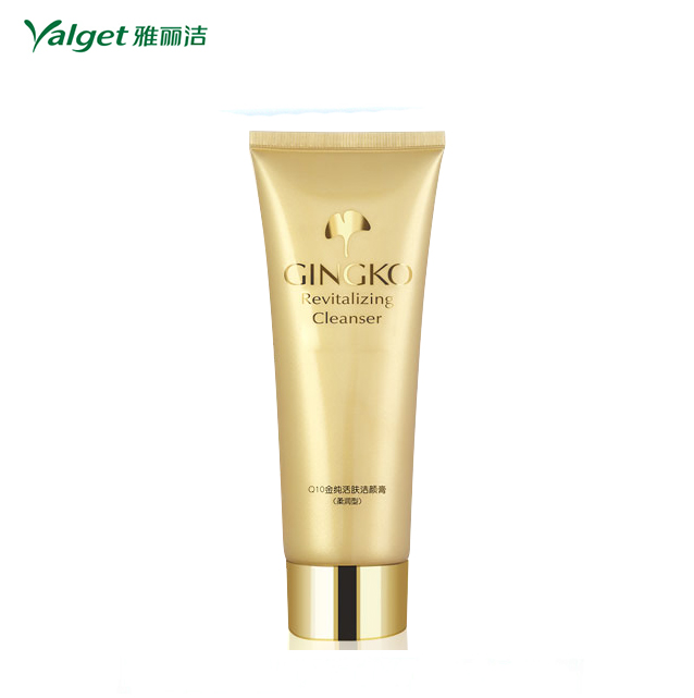 雅丽洁金银杏 金纯洁颜膏(柔润型)保湿皙白洁面洗面奶120g