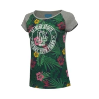 Authentic Li Ning Summer Life Series Cotton Áo thun nữ tay ngắn Áo sơ mi nữ GHSL022-1-2 - Áo polo thể thao áo polo man