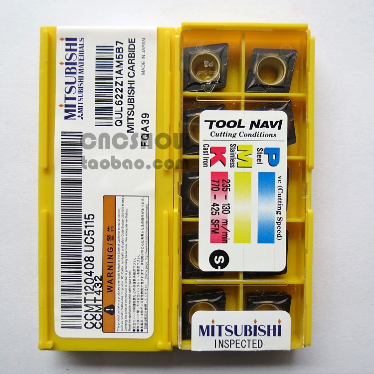 Mitsubishi MITSUBISHI NUMERICAL CONTROL BLADE CCMT120404 120408 UC5115 CAR CAST IRON-Taobao