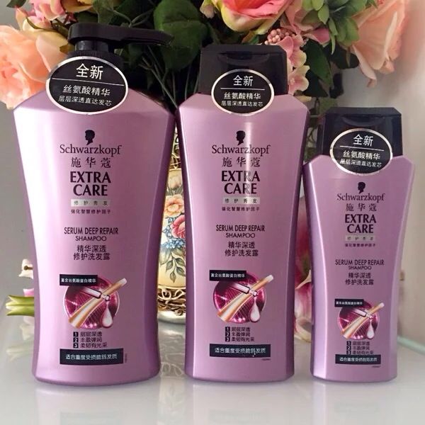 Schwarzkopf Essence Deep Shampoo 600ml Wash Set Silicone Free Repair Conditioner