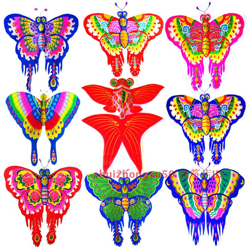 Weifang bamboo butterfly kite decoration dance kite bronzing handicraft to watch a variety of sand Yan