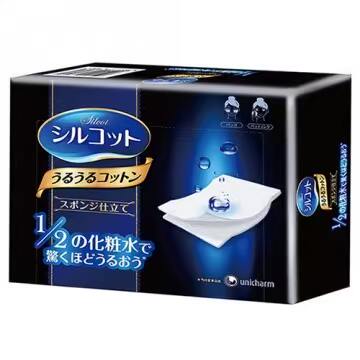 丝花 润泽化妆棉40片x3盒/组