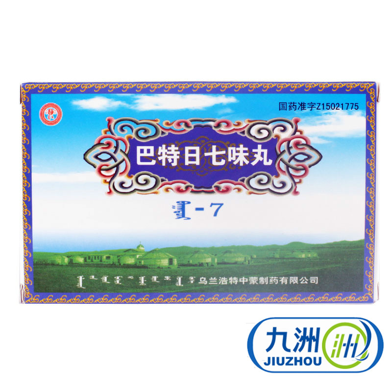 红城 巴特日七味丸(巴特日-7) 60粒/盒