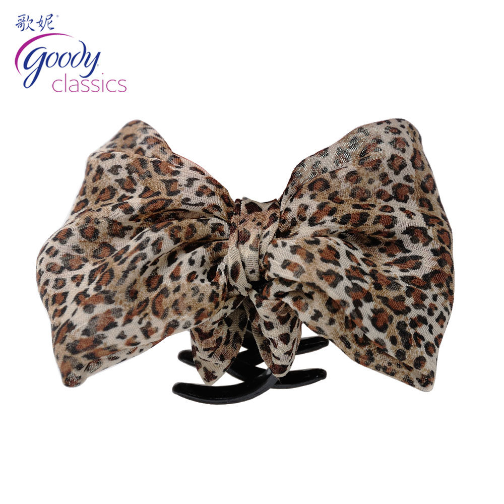 Goody/歌妮专柜发饰 发爪 爪夹 中号 包纱 头花 发抓 可做4做造型