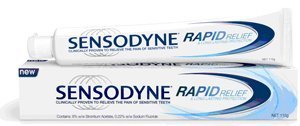 100% of the original imported Sensodyne Rapid Relief in the United States quickly relieved toothpaste 120g