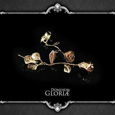 taobao agent Gloria ｜ Long love, beautiful retro temperament, literary girl gold plating elegant rose jewelry earrings