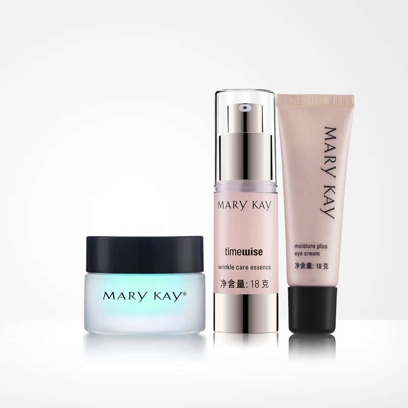 Marykay/玫琳凯舒活眼膜啫喱抗皱精华素柔润精华眼霜组合套装