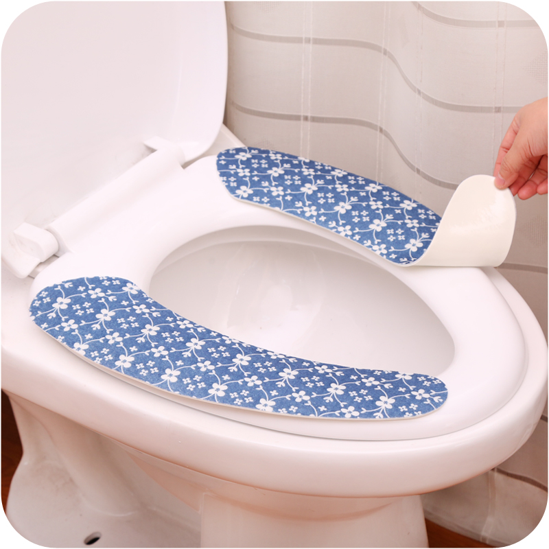 Toilet cushion cushion sticky ferrule universal thickening summer waterproof toilet cover cushion foam toilet cushion bucket cushion