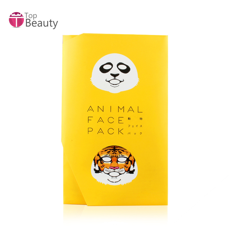 香港直邮 日本  一心堂本铺 动物面膜 熊猫/老虎 2枚入