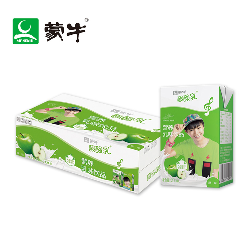 【天猫超市】蒙牛酸酸乳原味饮品250ml*24盒 青春滋味