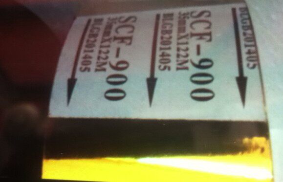 LC1 SCF-900 KD- 1 2 5mm 3 0mm black white gold silver coding machine ribbon ink wheel