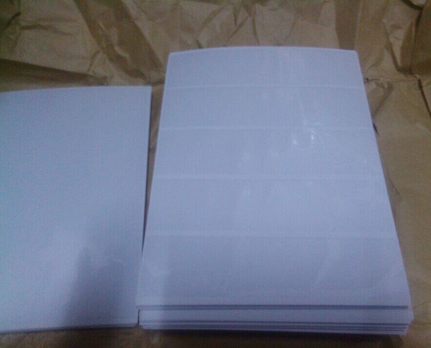 Spot Photo Stamp Single Page Double Protection Phase 230g White Carmin Core 1-6