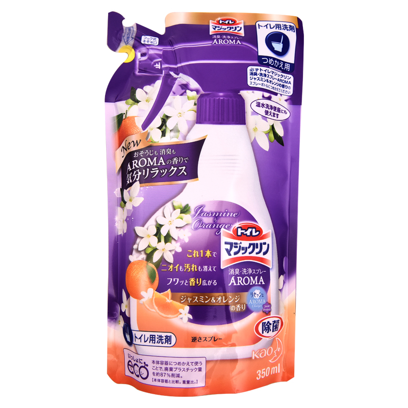 日本原装花王精油马桶清洁*洁厕剂喷雾*浴室清洁剂350ml*消臭除菌