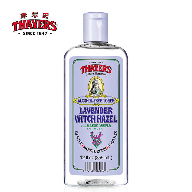 Thayers津尔氏 金缕梅薰衣草爽肤水355ml 补水保湿 祛痘淡化痘印