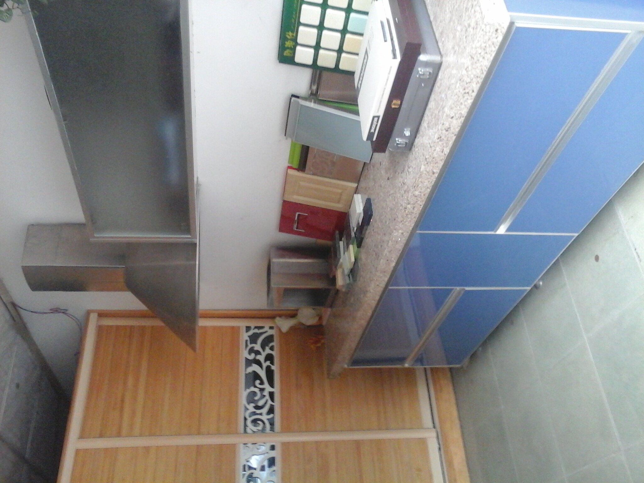 Stainless steel 304 cabinet body bicolor quartz stone boilerplate special whet price 2500